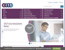 Tablet Screenshot of citb.co.uk